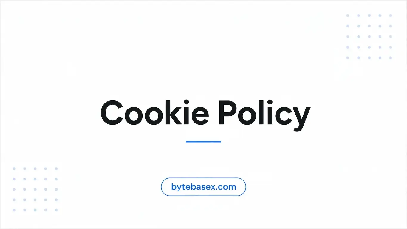 Cookie Policy - BytebaseX