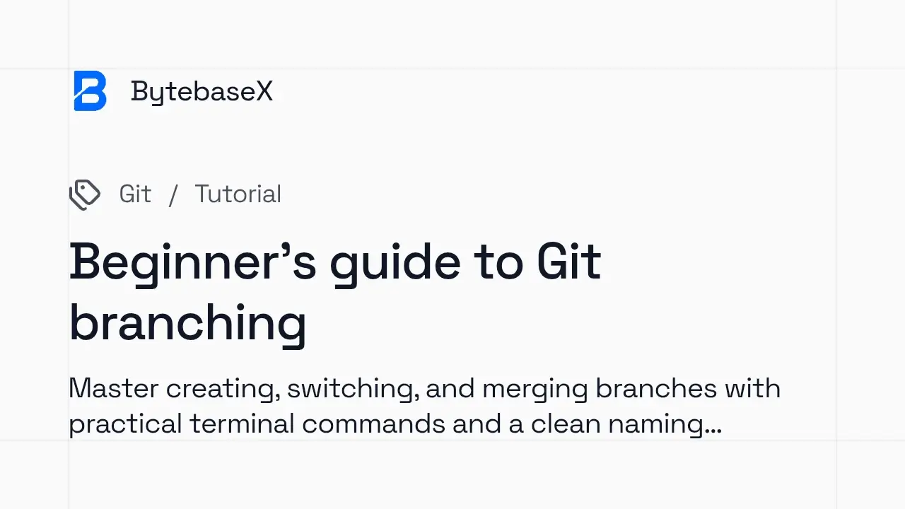 A Beginner's Guide to Git Branching