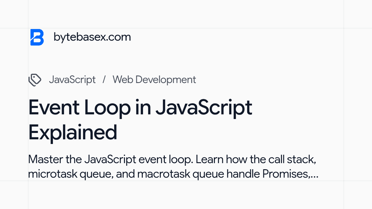 The JavaScript Event Loop Explained