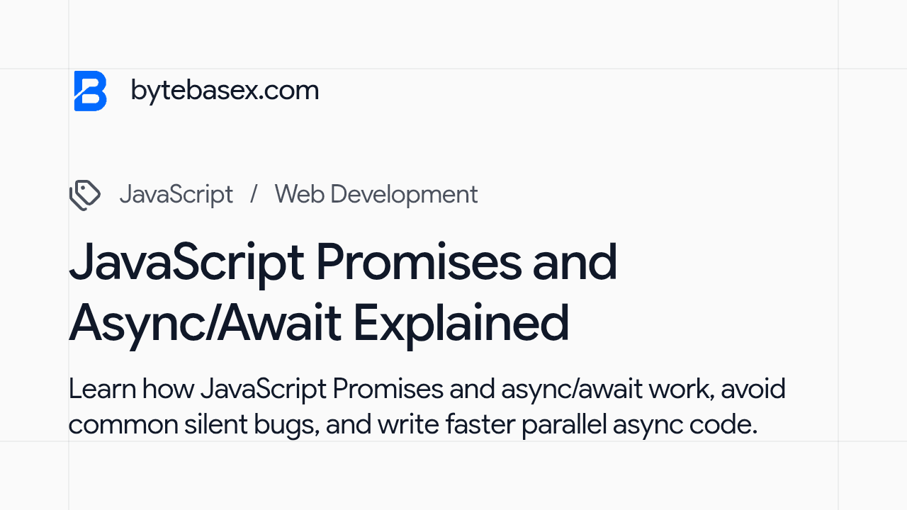 JavaScript Promises and Async/Await Explained