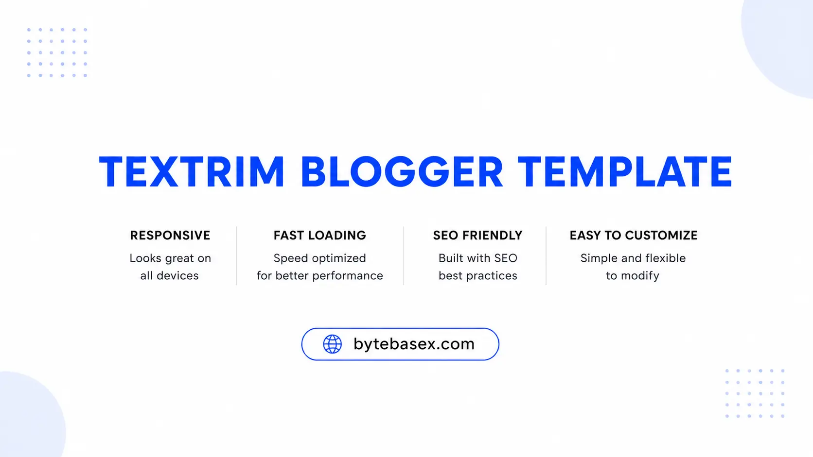 Textrim Blogger Template Free Download