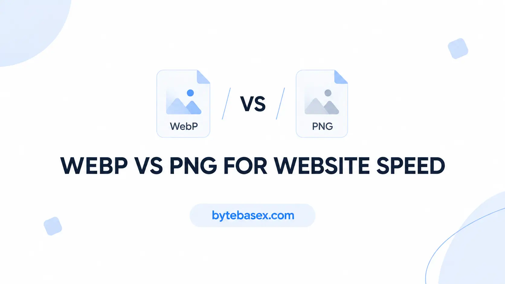PNG vs WebP for website speed